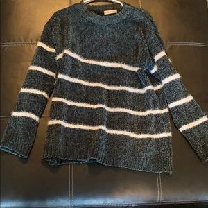 Green Velvet Sweater